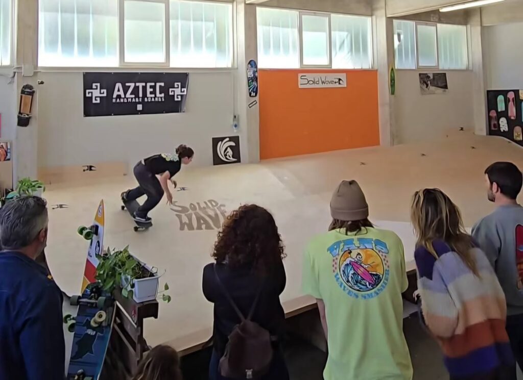 Rider sulla nuova Solid Wave indoor di Senigallia